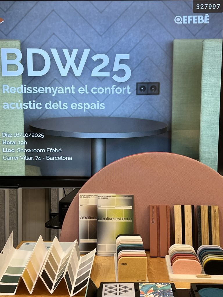 exposición de materiales acústicos